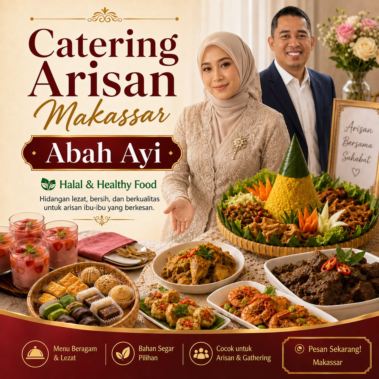 Catering arisan Makassar Abah Ayi