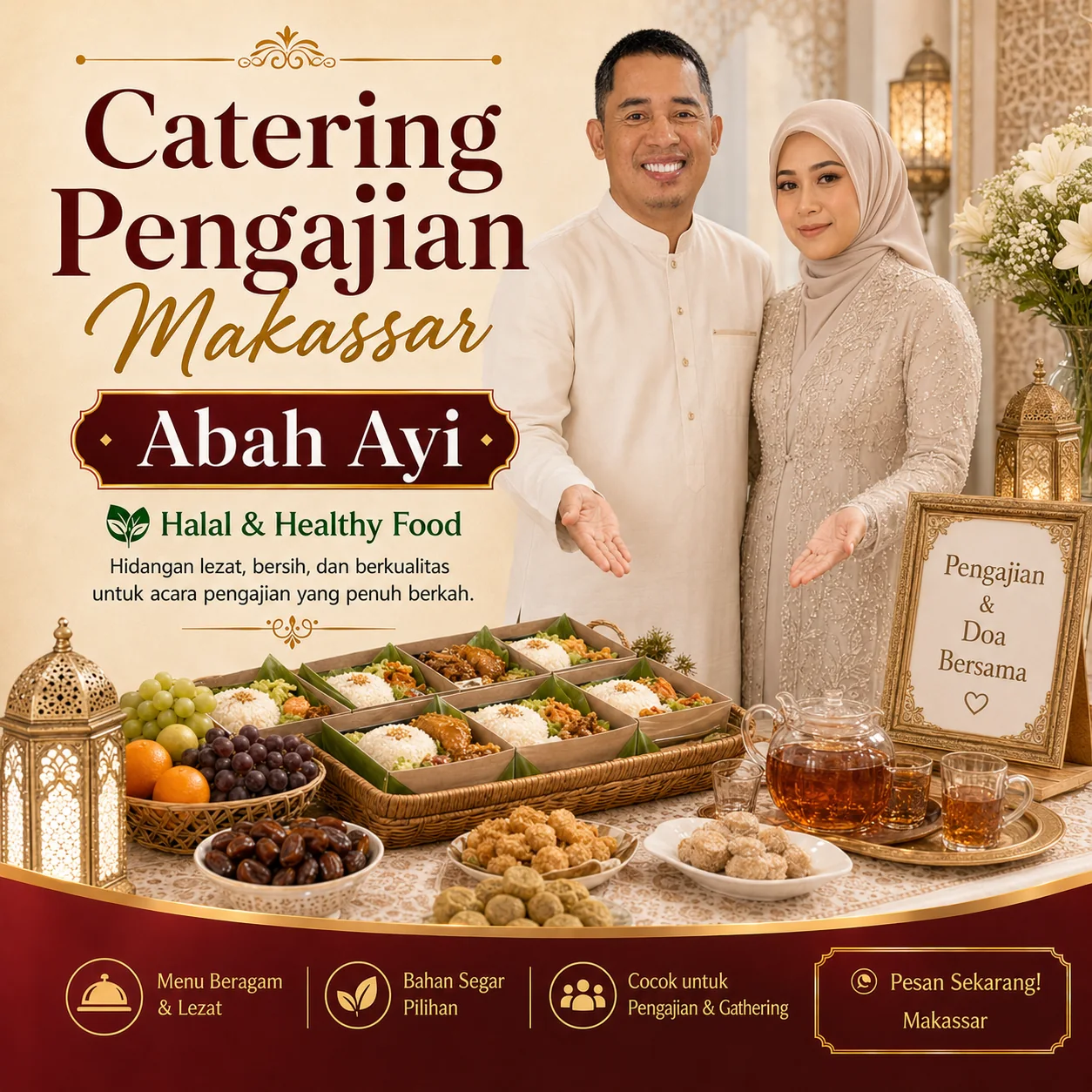 Catering pengajian Makassar Abah Ayi
