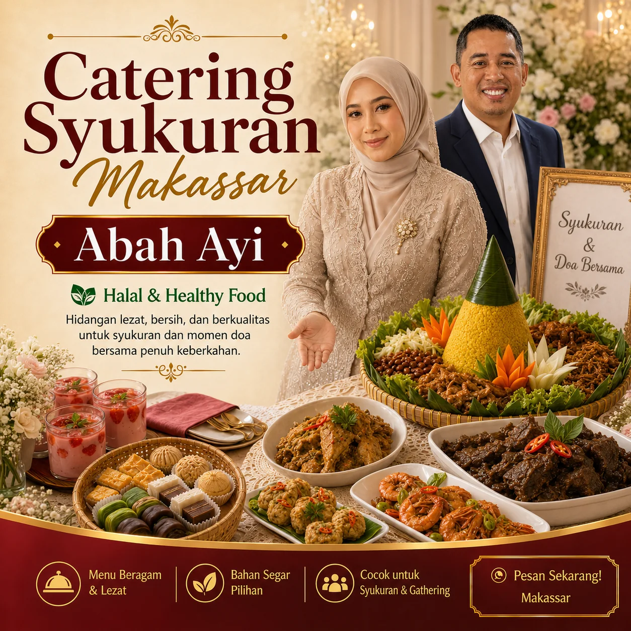 Catering syukuran Makassar Abah Ayi